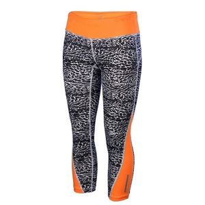 Nike  Dry-Fit Racer Leopard Print Crop Running XS
